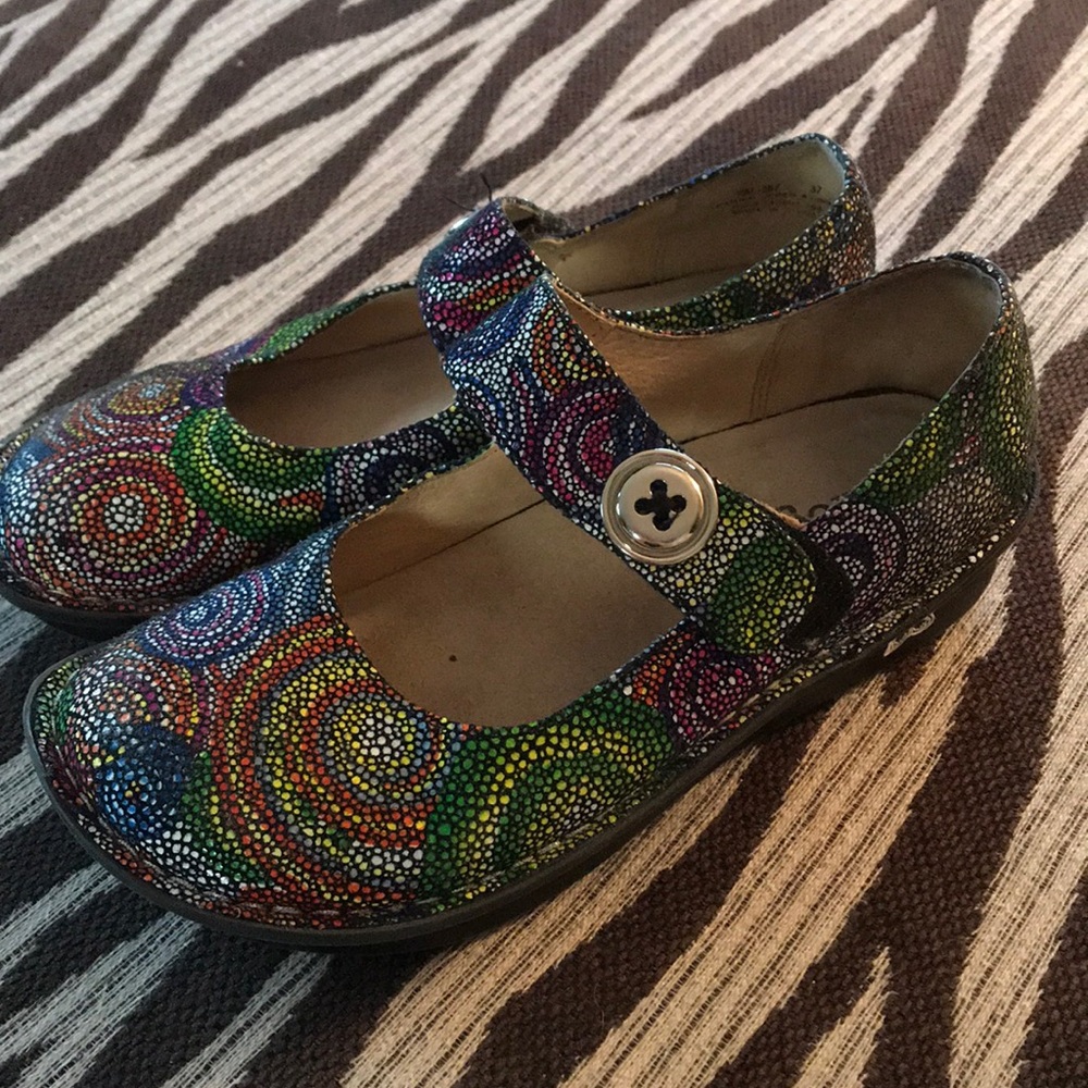 Alegria by PG Lite size 37 leather Mary Janes